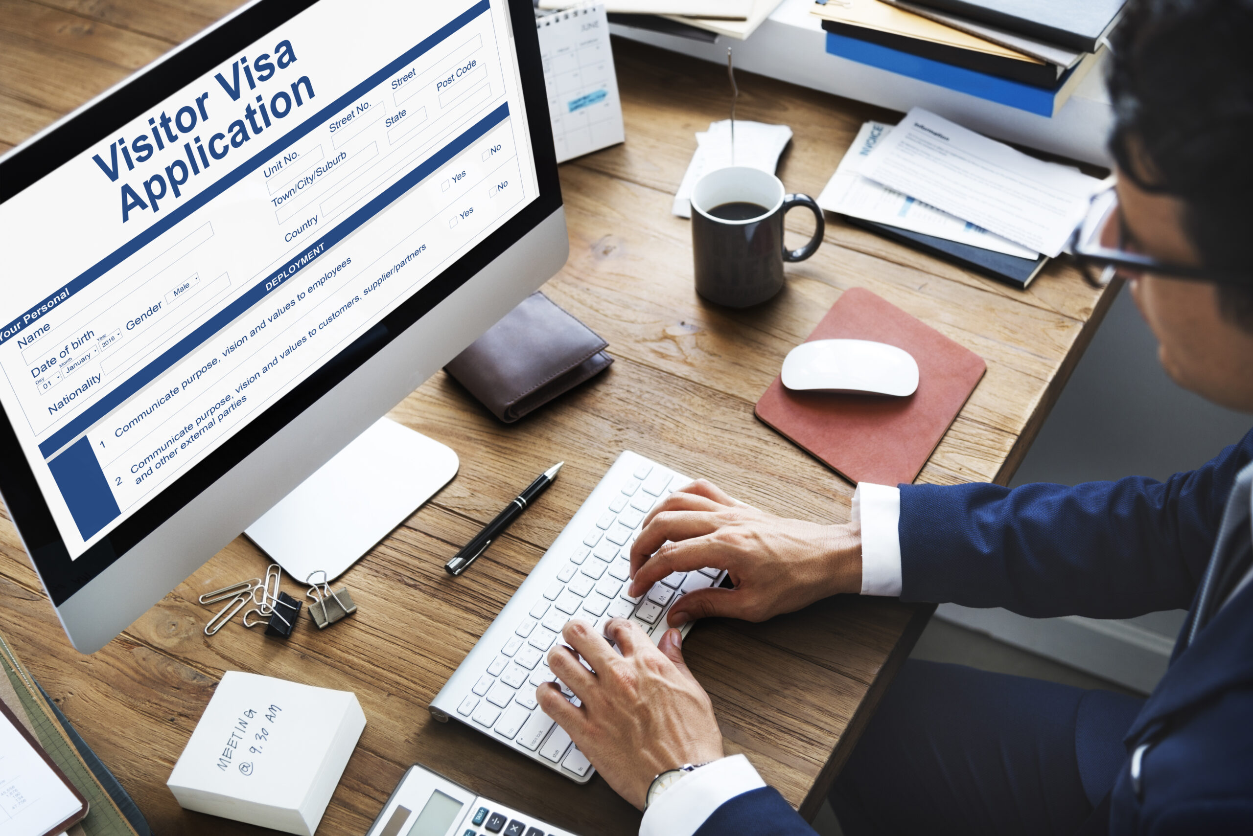 visitor visa application concept scaled